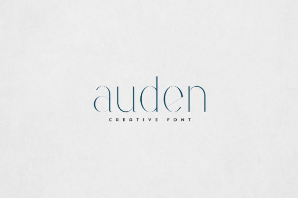 Auden: The Serif Typeface for Clear Campaigns