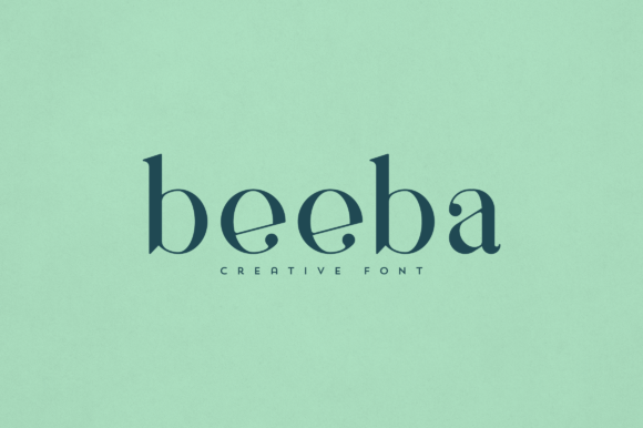 Beeba: A Serif Font for Bold Campaigns