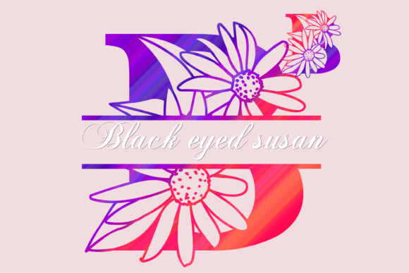 Black Eyed Susan Split: A Decorative Font for Editorial Design