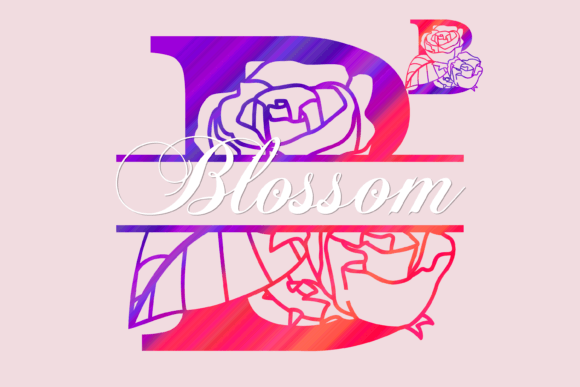 Blossom Split: A Decorative Font for Campaigns