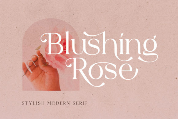 Blushing Rose: A Serif Typeface for Editorial Elegance