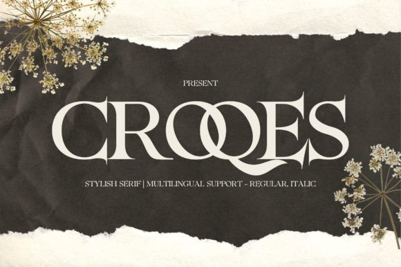 Croqes: A Minimalist Serif Font for Elegant Branding