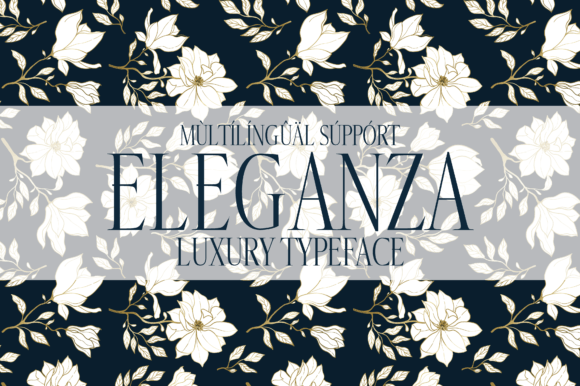 Eleganza: A Serif Font for Editorial Design