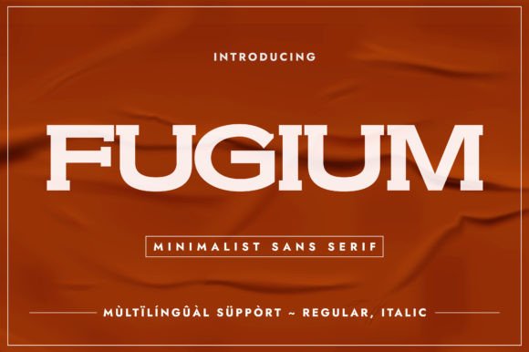 Fugium: A Slab Serif Font for Editorial Calm