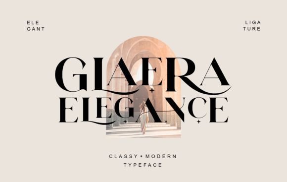 Glaera Elegance: A Premium Serif Font for Web Design