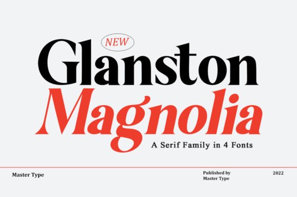 Glanston Magnolia: A Modern Serif Typeface for Branding