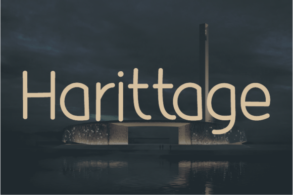 Harittage: A Clean Sans Serif Font for Editorial Design
