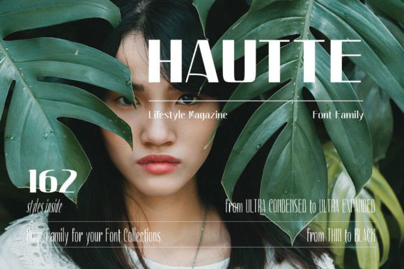 Hautte: A Refined Sans Serif Font for Modern Editorial Design