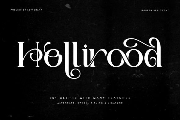 Hollirood: A Serif Font for Editorial Design