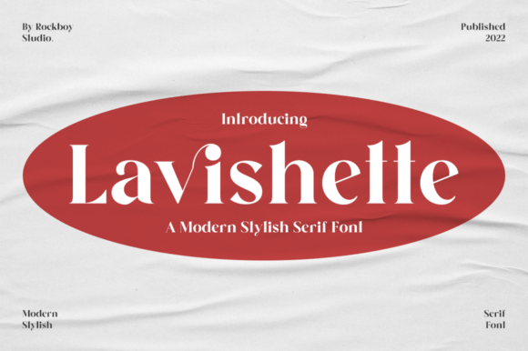 Lavishette: The Serif Font That Elevates Brand Identity
