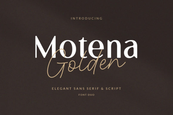 Motena Golden: A Refined Typeface for Editorial Design