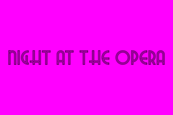 Night at the Opera Font for Branding