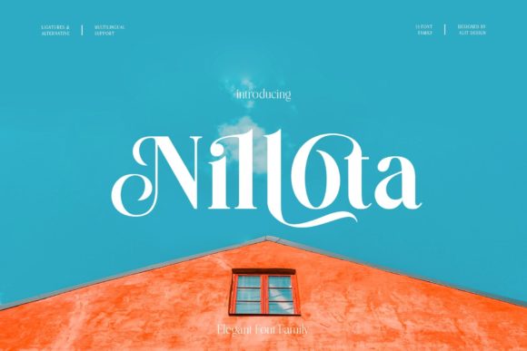 Nilota: A Serif Font for Strong Branding