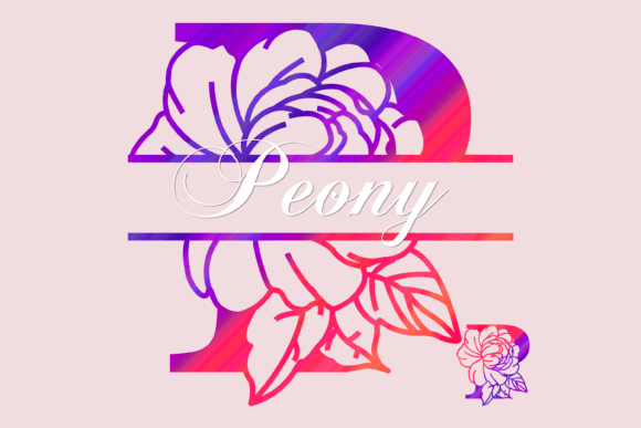 Peony Split: A Decorative Font for Editorial Design