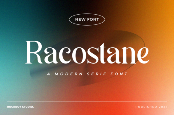 Racostane Serif Font for Makers