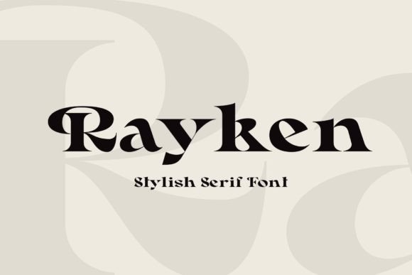 Rayken: A Serif Typeface for Elegant Editorial Design