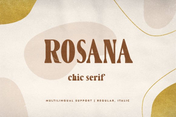 Rosana Typeface: Elevate Your Brand Identity