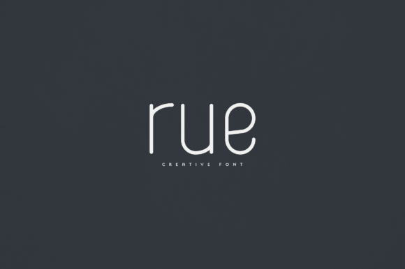 Rue: A Refined Sans Serif Typeface for Modern Editorial Design