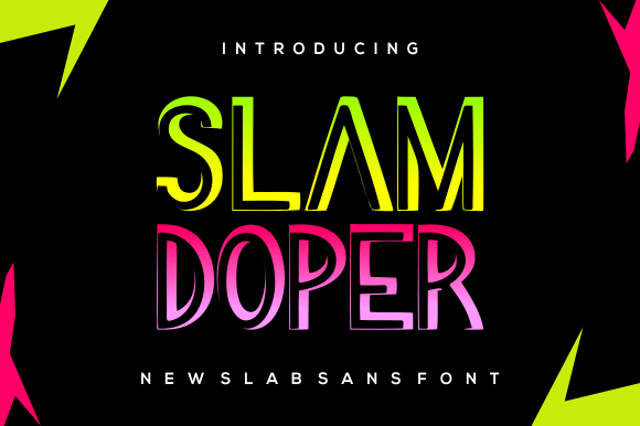 Slamdoper: The Elegant Slab Serif Font for Crafters