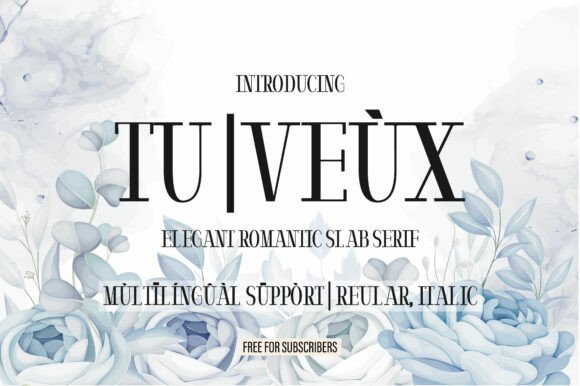Tu Veùx Typeface: Elevate Your Brand Identity